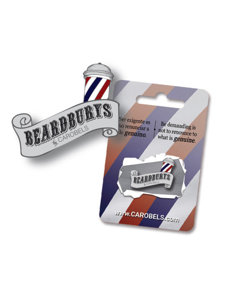 Beardburys Brand Logo Pin