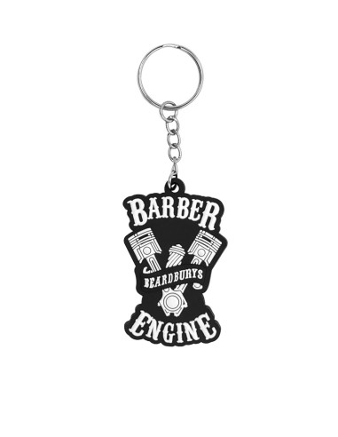 Barber Engine Keychain by Beardburys
