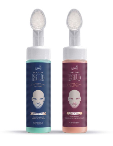Pack Dr Bald Shampoo + Lozione per Uomini Calvi
