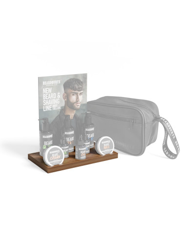 Kit Barbería Profesional Cuidado de Barba y Afeitado Black Edition Beardburys