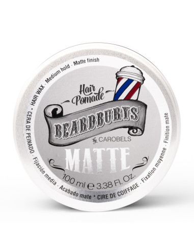 Cera Mate para el pelo Beardburys Matte - Fijación Media