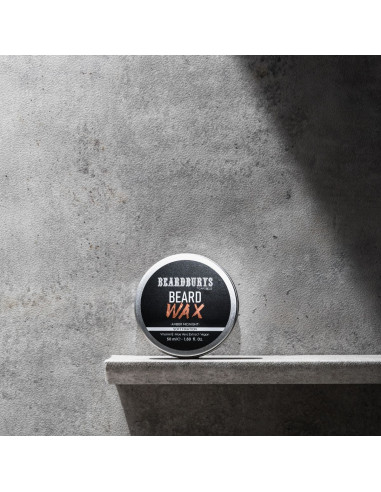 Beard Wax Soft Hold Amber Midnight Beardburys
