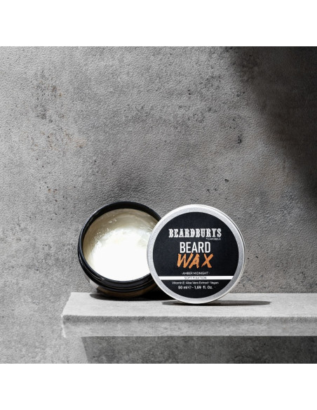 Cera para la Barba Fijación Suave Amber Midnight Beardburys