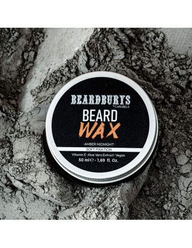 Beard Wax Soft Hold Amber Midnight Beardburys