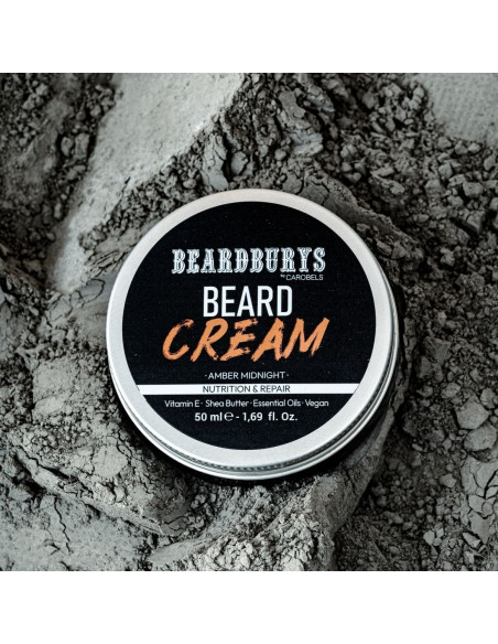 Crema Barba Nutriente e Riparatrice Beardburys Amber Midnight