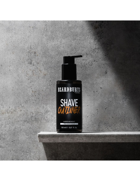 Precision Shaving Gel Outliner Amber Midnight Beardburys