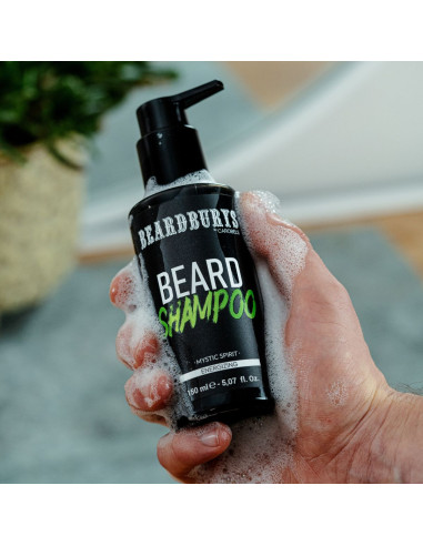 Kit Shampoo e Olio da Barba Mystic Spirit + Beauty Case Edizione Nera