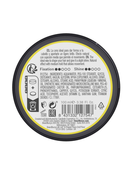Cera per Capelli Beardburys Natural