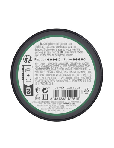 Cera para el Pelo Strong - Fijación Fuerte