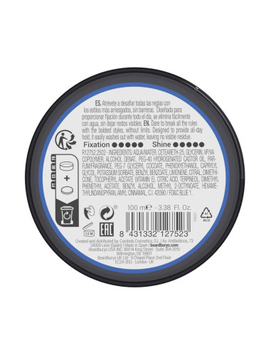Super-Strong Hair Pomade Beardburys Extra
