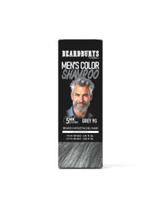 Champú de Color - Tinte para Barba y Bigote 9G Gris 2