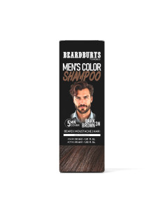 Champú de Color - Tinte para Barba y Bigote 3N Castaño Oscuro 2