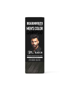 Champú de Color - Tinte para Barba y Bigote 2N Negro 2