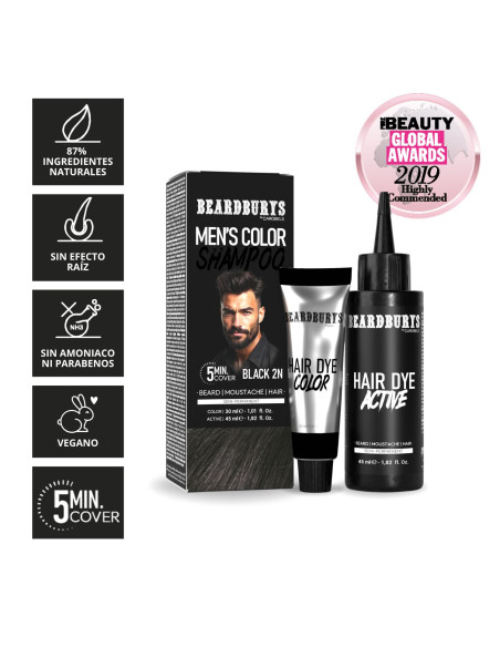 Color champu para hombres. Champu colorante para hombres. tinte pelo hombres