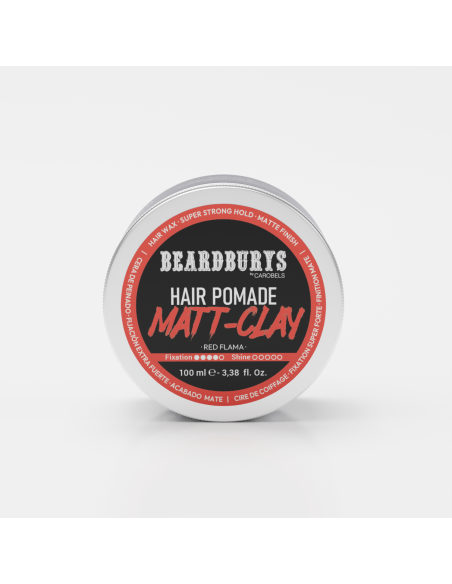 Cera Mate Profesional para el Pelo | Fijación Fuerte | Matt Clay