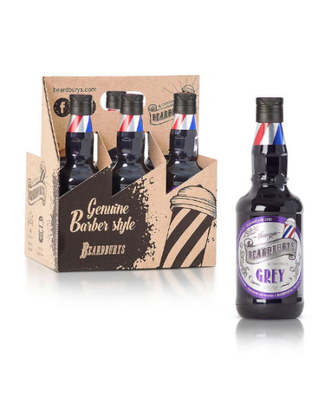 Champú Matizador para Cabellos Blancos y Rubios Beardburys Grey