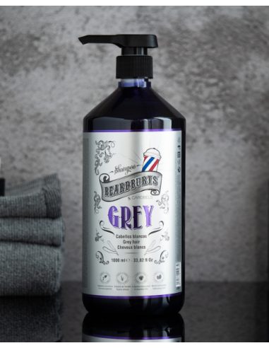 Champú Matizador para Cabellos Blancos y Rubios Beardburys Grey