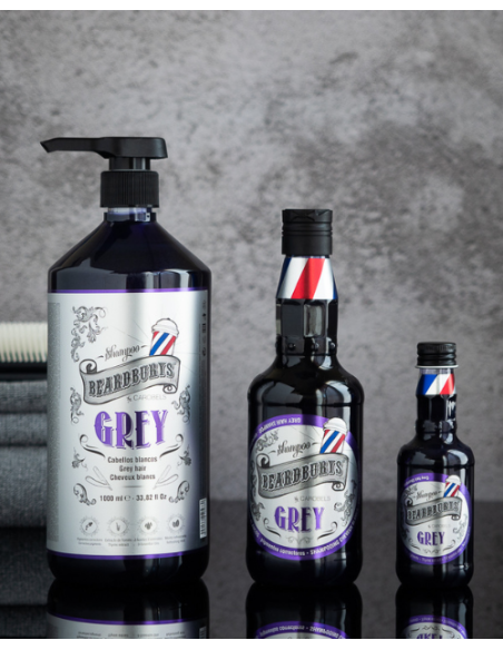 Champú Matizador para Cabellos Blancos y Rubios Beardburys Grey