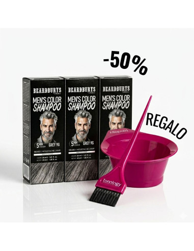 Promo Champú de Color Beardburys | 3ª unidad al -50% + Bowl y Paletina GRATIS