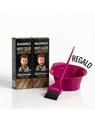 Beardburys Color Shampoo Promo: 2 Dyes + FREE Bowl & Brush