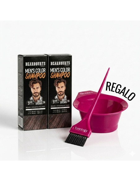 Beardburys Color Shampoo Promo: 2 Dyes + FREE Bowl & Brush