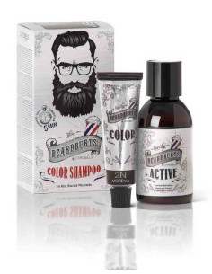 Tinte para Barba y Bigote y Champú Negro Beardburys