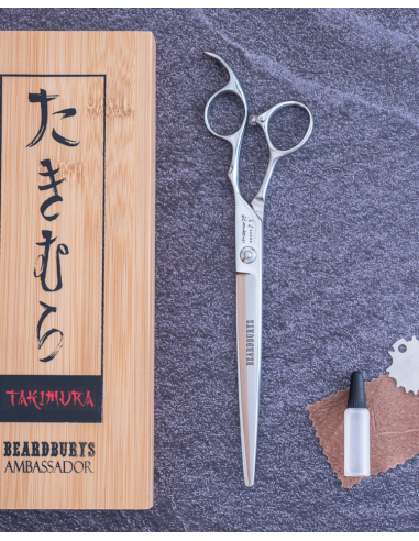 Tijeras de Barbería Takimura Corte