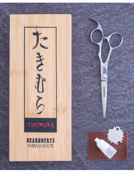 Tijeras de Barbería Takimura Corte