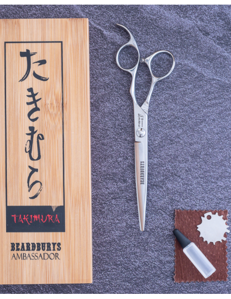 Tijeras de Barbería Takimura Corte
