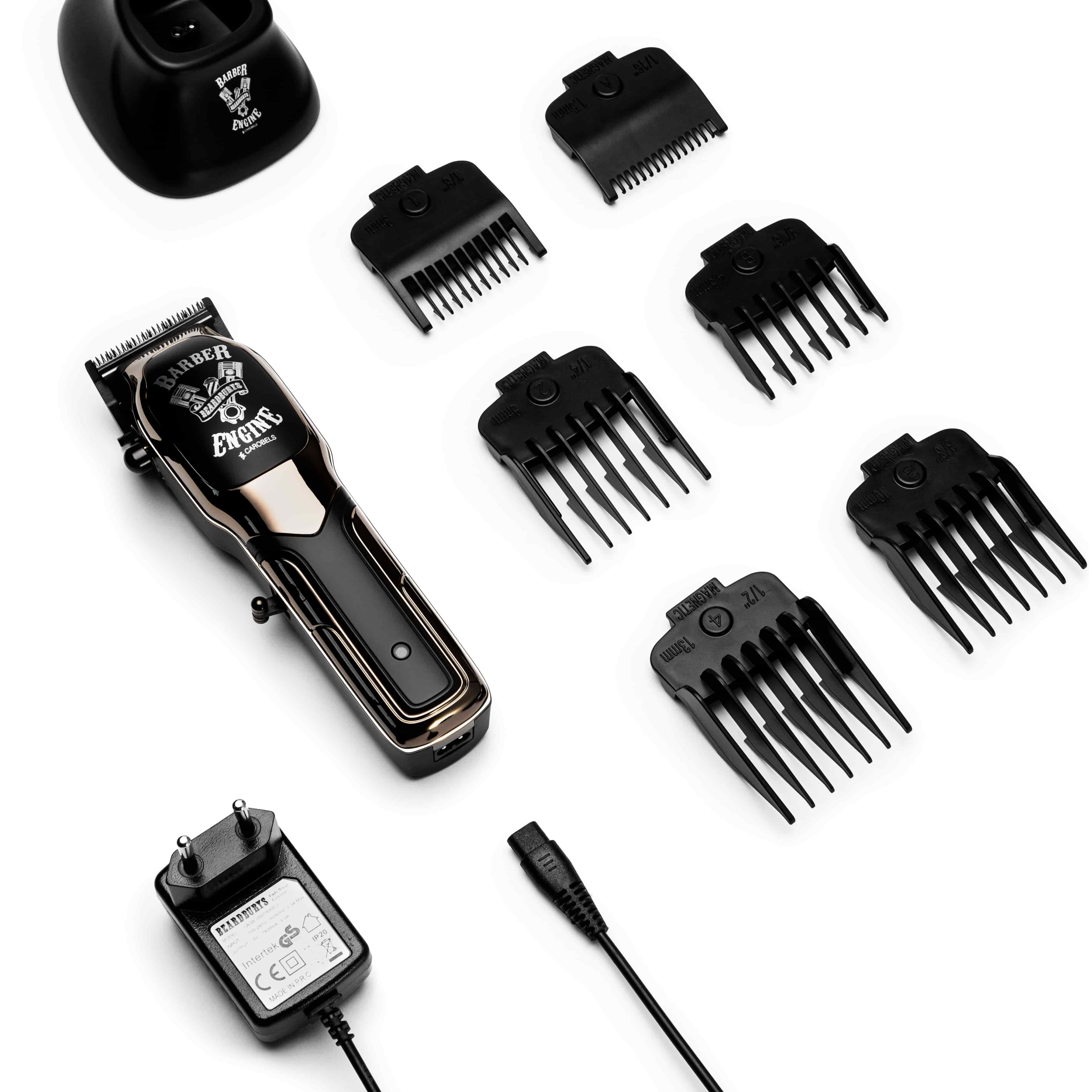 máquina para degradados de barbería Fade Boost Evolution con 6 peines