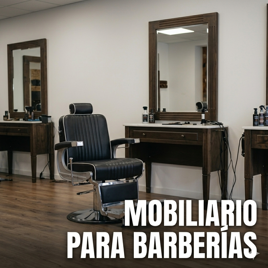 Mobiliario para barber&iacute;a y peluquer&iacute;a