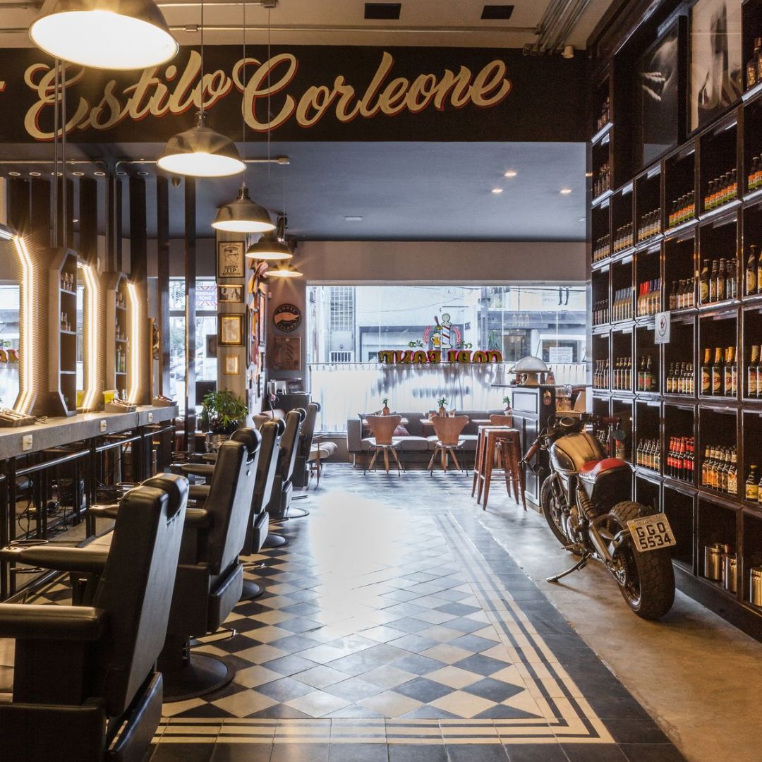 barbería de estilo vintage ideas de decoración