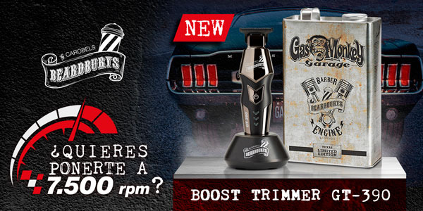 Discover the Boost Trimmer GT-390, the new cutting machine from Beardburys